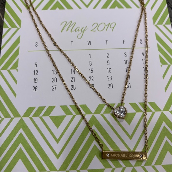michael kors layered necklace